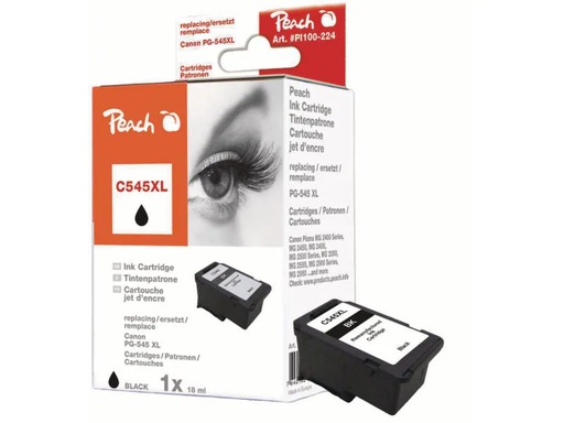 [90007464 464894] Peach Tinte Canon PG-545XLBK Black