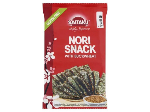 [90075064 957396] Saitaku Nori Snack with Buckwheat 20 g