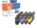 Peach Tintenset Brother LC-221 Black/Cyan/Magenta/Yellow