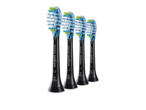 [90075126 635506] Philips Zahnbürstenkopf C3 Prem. Plaque Defense HX9044/33 4 Stück
