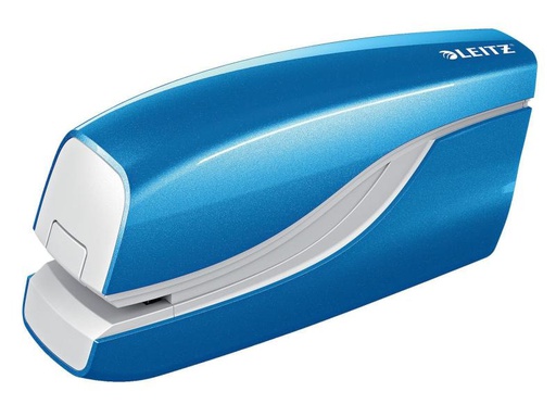 [90007496 627576] Leitz Elektrisches Heftgerät NeXXt Wow 10 Seiten, Blau