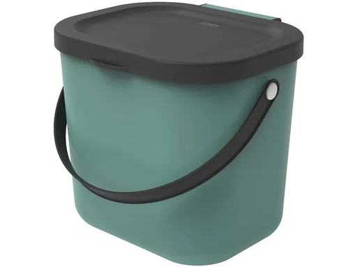 [90007509 1125043] Rotho Recyclingbehälter Albula 6 l, Dunkelgrün