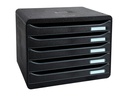 Biella Schubladenbox BIG-BOX PLUS Schwarz, A4+ quer