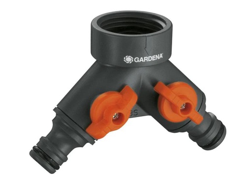 [90075505 680982] Gardena Wasserverteiler 33,3 mm (G1)-Gewinde, 2-Wege-Ventil