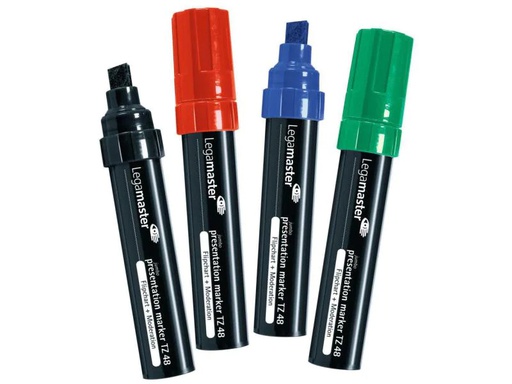 [90075524 967426] Legamaster Flipchart-Marker TZ48 4 Stück, Assortiert