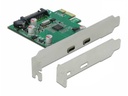 Delock PCI-Express-Karte 90493 USB-C - 2 Port, LP