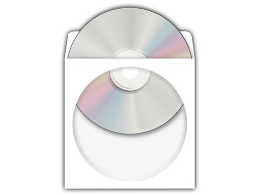 [90075682 1085809] HERMA Hülle CD/DVD Hüllen aus Papier, 100 Stück