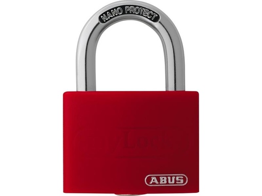 [90075687 1169280] Abus Vorhängeschloss T65AL/40 Rot Aluminium