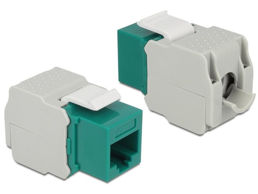 [90075894 725405] Delock Keystone-Modul RJ-45 Cat.6, UTP Grün