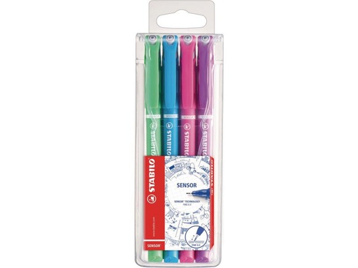 [90075912 576044] STABILO Fineliner SENSOR 189 4 Stück
