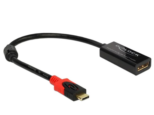 [90076017 1024340] Delock Adapter DisplayPort – USB Type-C 4K/60Hz, schwarz