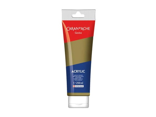 [90076029 1182699] Caran d'Ache Acrylfarbe 250 ml, irisierend Gold