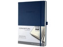 Sigel Notizbuch Conceptum A4, Kariert, Blau