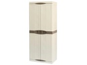 Art Plast Gartenschrank Beige/Braun