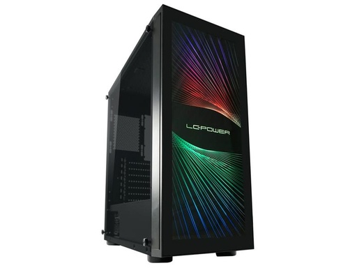 [90076179 1181197] LC-Power PC-Gehäuse Midi Tower LC-800B-ON Schwarz
