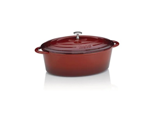 [90076223 566132] Kela Bräter Calido oval 33 cm, Rot
