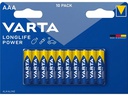 Varta Batterie Longlife Power AAA 10 Stück