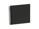 Semikolon Fotoalbum 17 x 17 cm Schwarz, 20 cremeweisse Seiten