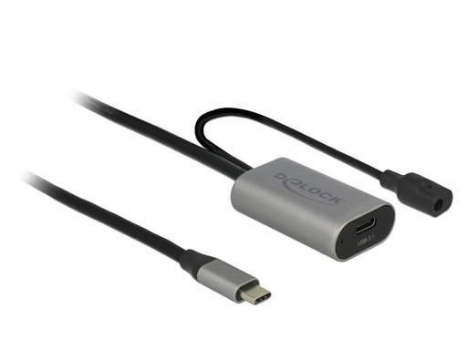 [90076296 905663] Delock USB 3.0-Verlängerungskabel aktiv USB C - USB C/Spezial 5 m