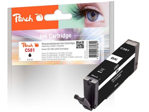 [90076298 1142509] Peach Tinte Canon PGI-581 Photo Black