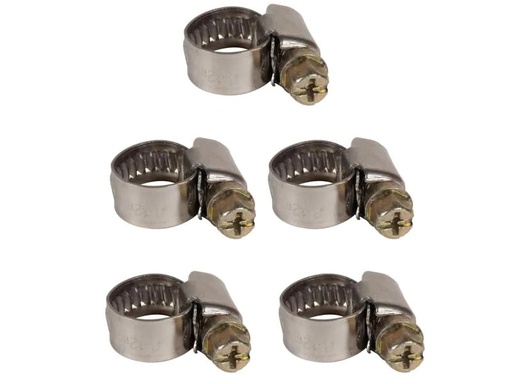 [90076367 1051836] Einhell Schellen-Set 8-12 mm, 5 Stück