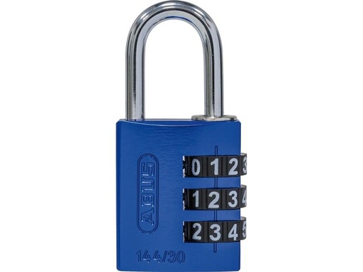 [90076547 1169177] Abus Zahlenschloss 144/30 B/DFNLI Blau Aluminium