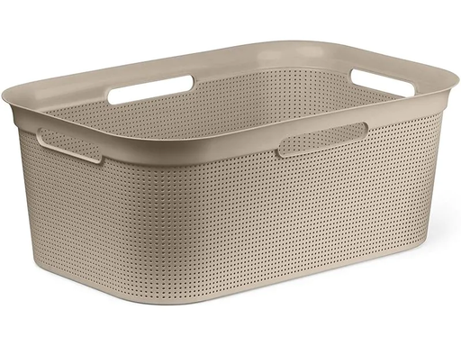 [90076572 1125090] Rotho Wäschekorb  Brisen Beige, 41 l