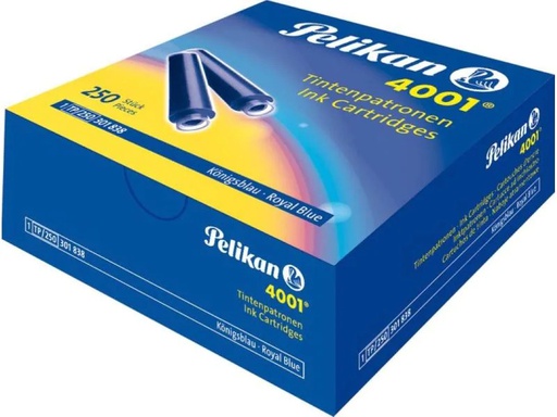 [90076643 1064893] Pelikan Tintenpatrone TP/250 Königsblau, 250 Stück