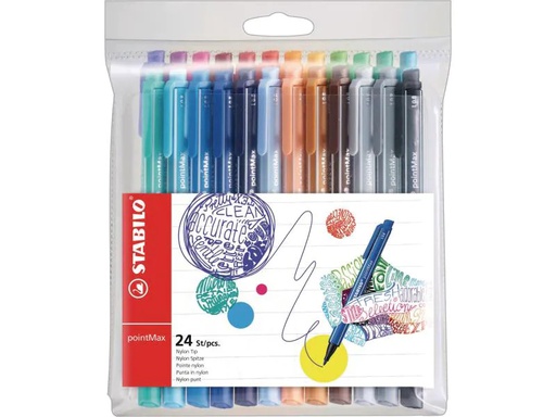 [90076647 576043] STABILO Fineliner pointMax 0.8 mm, Mehrfarbig