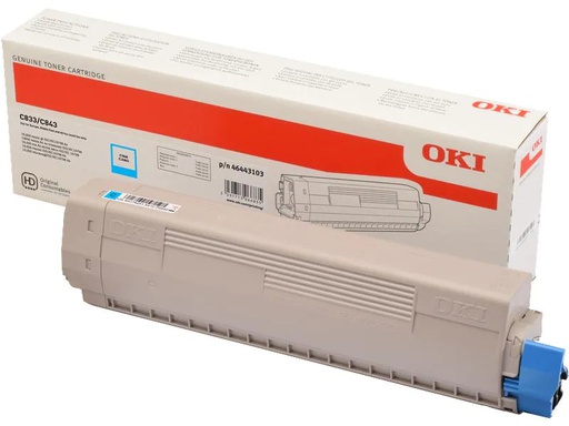 [90076664 488043] OKI Toner 46443103 Cyan