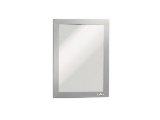 [90076750 198860] DURABLE Präsentationsrahmen Duraframe A5 2 Stück Silber