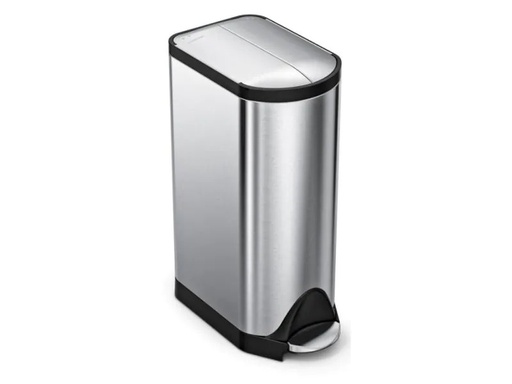 [90076761 885143] Simplehuman Treteimer CW1824 30 Liter, Silber
