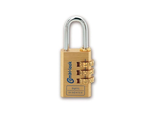 [90076779 856807] Burgwächter Zahlenschloss Combi Lock 80 Gold Messing
