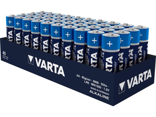 [90076789 328126] Varta Batterie Longlife Power AA 40 Stück
