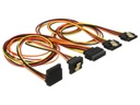Delock Stromkabel SATA - 4x SATA gewinkelt 50 cm