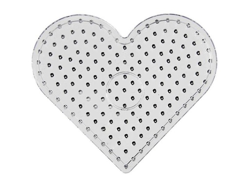 [90076845 738006] Creativ Company Bügelperlen Platten JUMBO Herz Transparent
