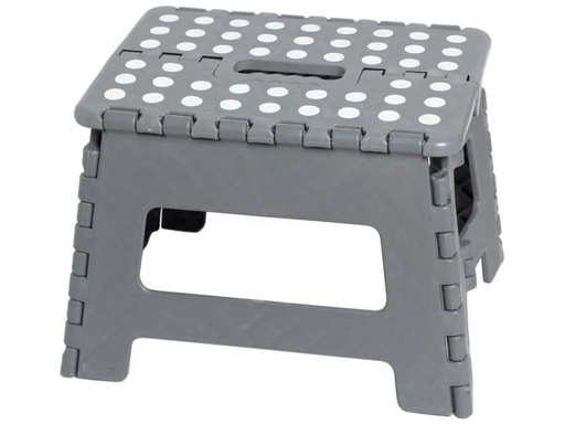 [90076884 1072443] M &amp; B Klapphocker Klapp-Klick Kunststoff, Grau