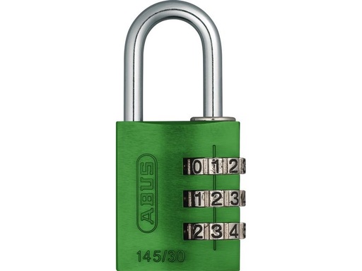 [90076982 1169201] Abus Zahlenschloss 145/30 Lock-Tag Grün Aluminium