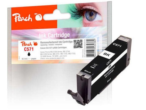 [90077077 664592] Peach Tinte Canon PGI-571PBK Photo Black