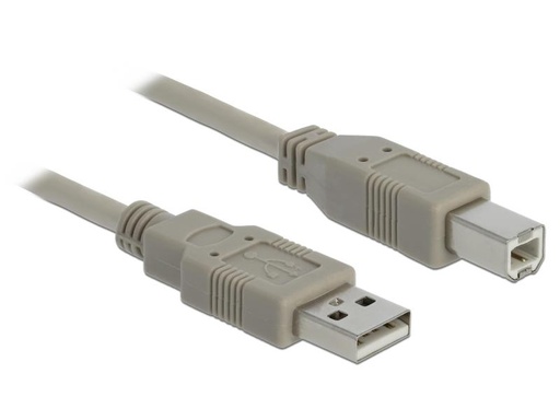[90077129 964577] Delock USB 2.0-Kabel  USB A - USB B 1.8 m