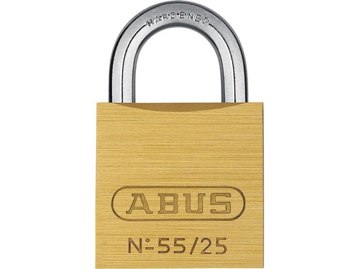 [90077133 1169227] Abus Vorhängeschloss 55/25 Gold Messing
