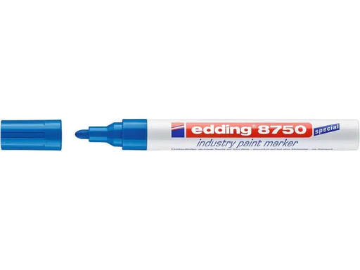 [90007692 1073057] edding Lackmarker Industrie 8750 Blau, 1 Stück