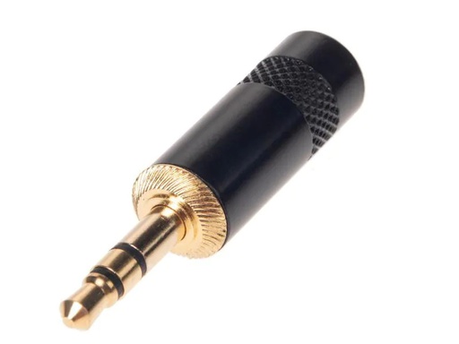 [90077245 889777] Bemero Stecker BC3001BK-M 3.5 mm Stereo Klinkenstecker schwarz