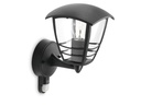 Philips myGarden IR Wandleuchte Creek, 60W, Schwarz, ohne LM