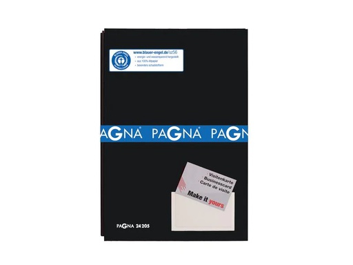 [90077295 1191086] Pagna Unterschriftenmappe Color mit 20 Fächer, Schwarz