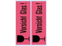 Herma Stickers Text-Etiketten 39 x 118 mm Vorsicht Glas