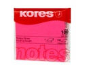Kores Notizzettel 7.5 x 7.5 cm, Neonpink