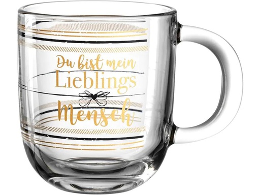 [90077485 866625] Leonardo Kaffeetasse Emozione – Liebling 400 ml, 1 Stück