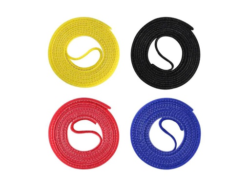 [90077506 246652] Label-the-cable Klettband-Rolle ROLL STRAPS 16 mm x 1 m RGB, 4 Rollen