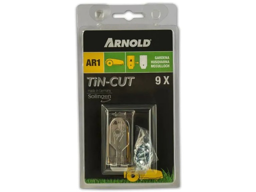 [90077537 823773] Arnold Ersatzmesser TiN-Cut AR1 Husqvarna, Gardena, McCulloch